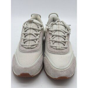 Champion Womens Retro Jogger Sneakers Size 6 Light Gray Hairy Suede & Mesh Upper